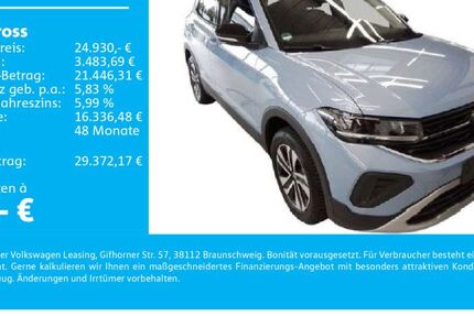 VW T-Cross 3.200 km 24.930 &euro; Sinsheim 74889