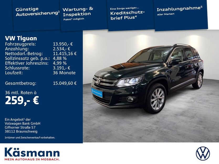 VW Tiguan 81.107 km 13.950 € Mosbach 74821