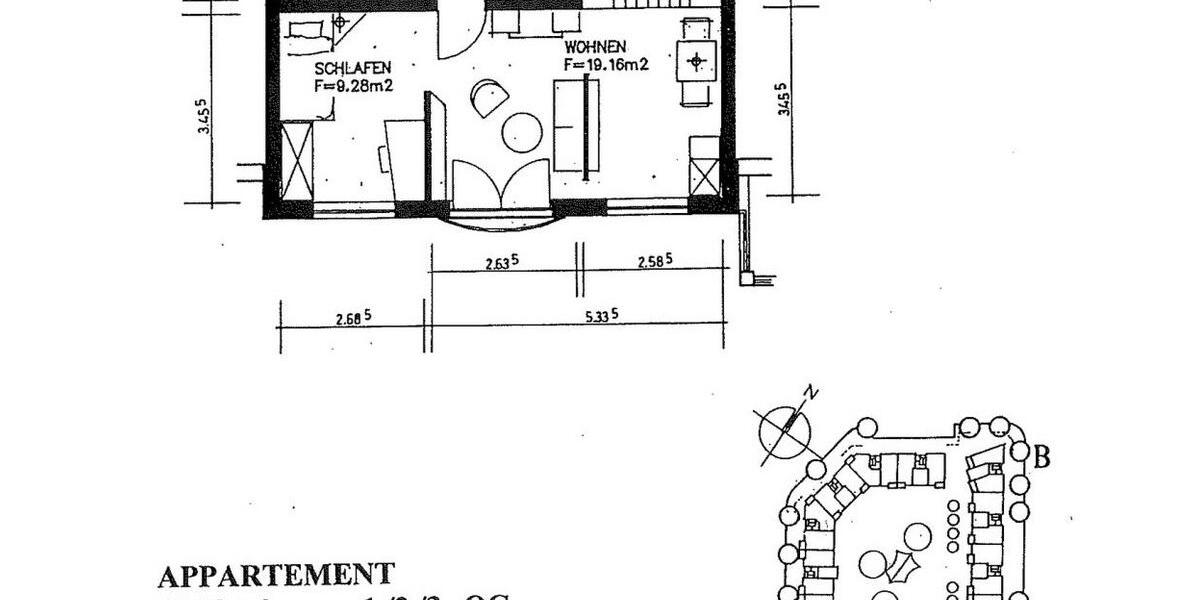 Schönes Apartment zum Kauf 1.5 zimmer