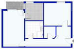 Etagenwohnung Ludwigshafen Mitte - 2 Zimmer, 61 m&sup2;, 124.900&euro; | Angebot:25687120
