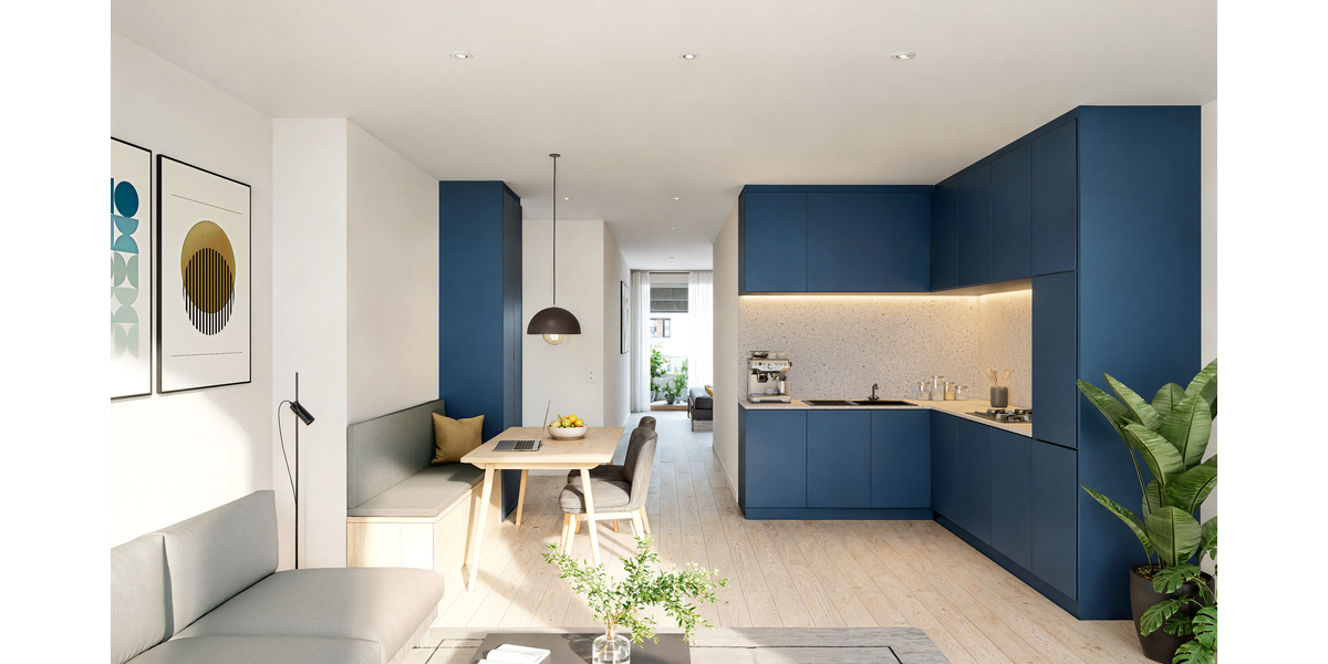 Etagenwohnung Heidelberg Bahnstadt - 3 Zimmer, 56 m&sup2;, 481.790&euro; | Angebot:26206958