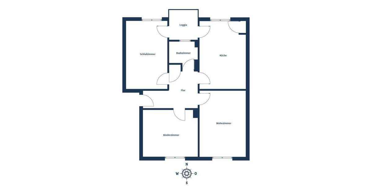 Etagenwohnung Ludwigshafen am Rhein Süd - 3 Zimmer, 83 m&sup2;, 219.000&euro; | Angebot:25410258