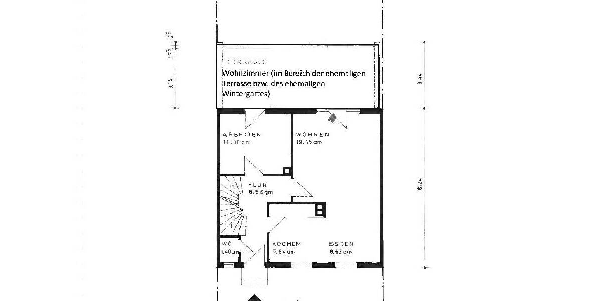 Reihenmittelhaus Hemsbach - 5 Zimmer, 128 m&sup2;, 299.000&euro; | Angebot:26798722
