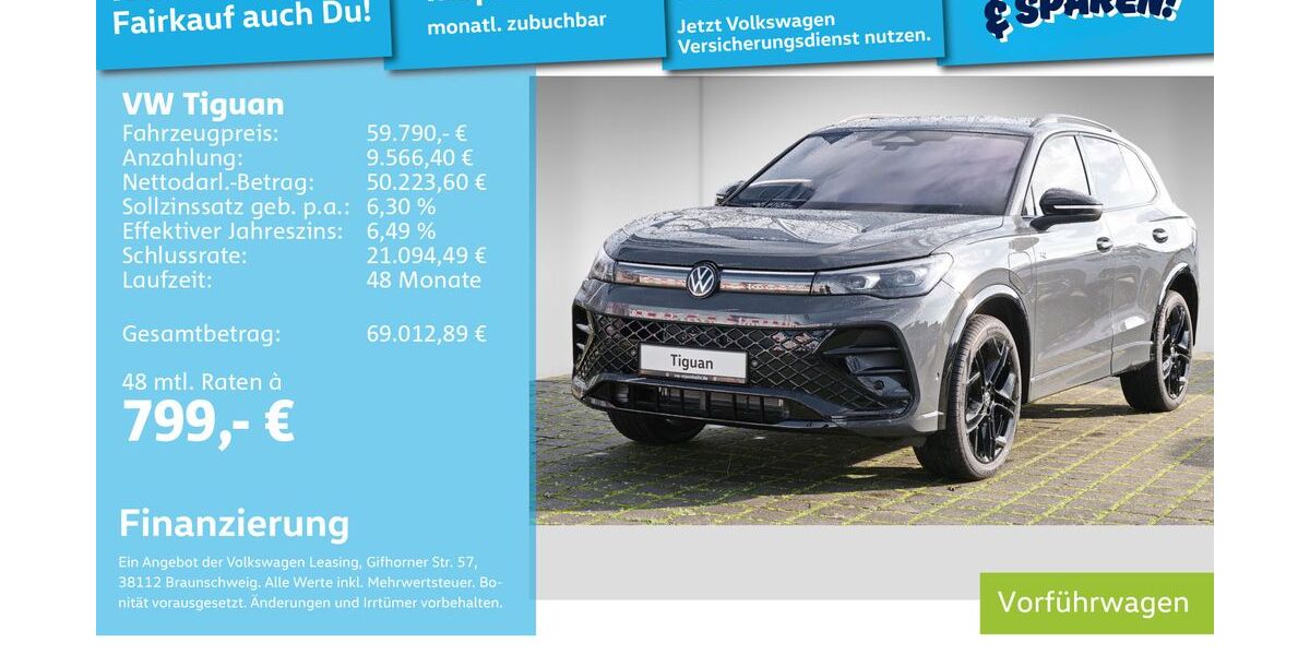 VW Tiguan 9.900 km 59.790 &euro; Mannheim 68309