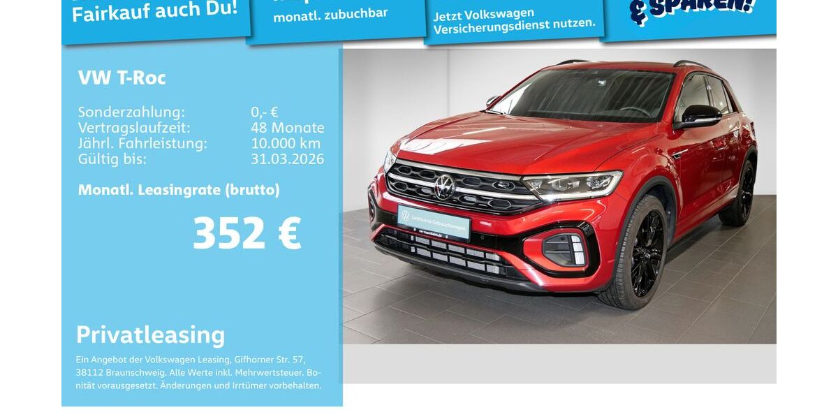 VW T-Roc 27.215 km 30.699 &euro; Mannheim 68309
