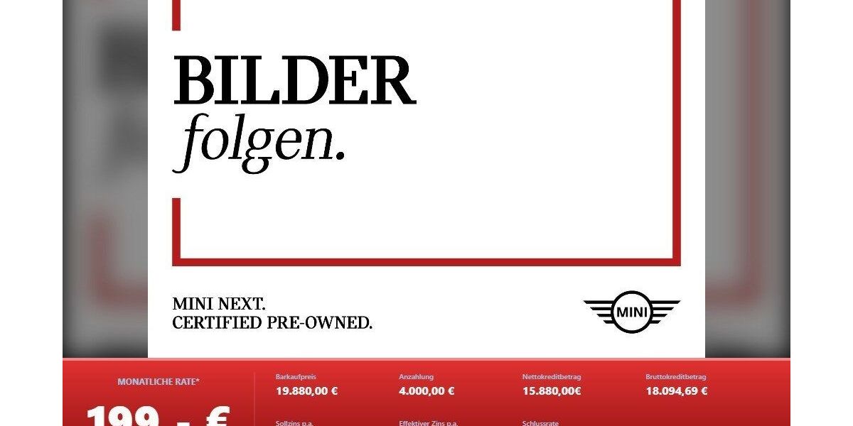 Mini Cooper 99.559 km 19.880 &euro; Weinheim 69469