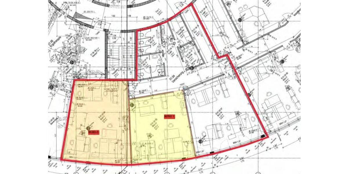 ATIK: Moderne Büroflächen im Gesundheits- und Ärztezentrum Lusanum - Gewerbeobjekt Ludwigshafen am Rhein Mitte | Angebot:26794325
