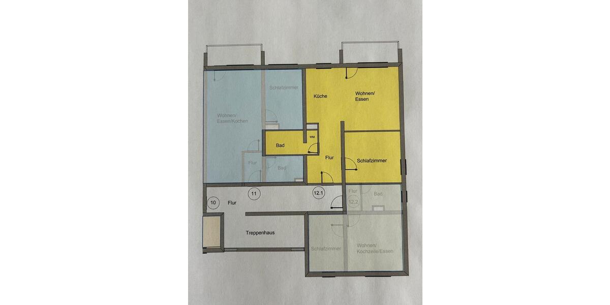 Etagenwohnung Mannheim Neckarstadt-Ost - 2 Zimmer, 65 m&sup2;, 710&euro; | Angebot:26648292