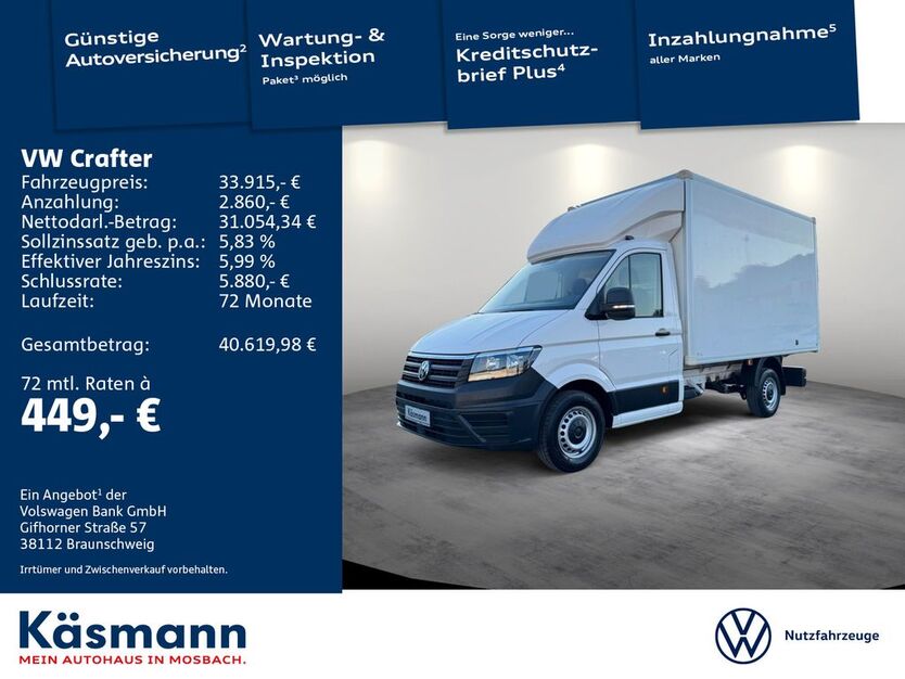 VW Crafter 12.146 km 33.915 € Mosbach 74821