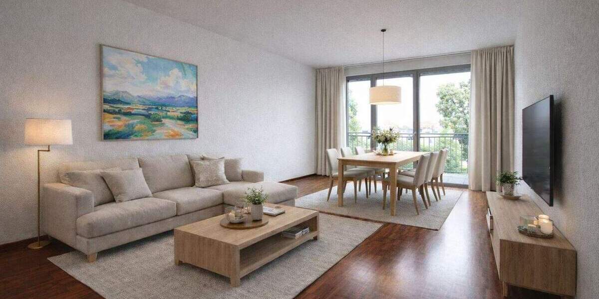 Attraktive 4-Zimmer-Wohnung, zwei Balkone und TG-Stellplatz in Mannheim (Erbpacht) 4 zimmer