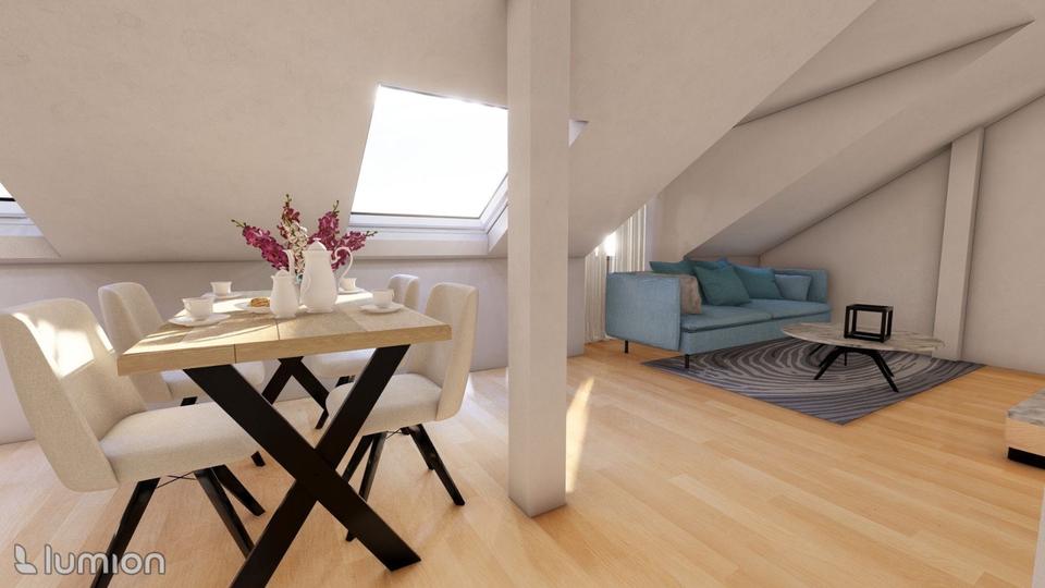 Dachgeschoßwohnung Schwetzingen - 2 Zimmer, 47 m&sup2;, 820&euro; | Angebot:25057513