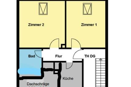 Wohnung Mannheim Hochstätt - 2 Zimmer, 50 m&sup2;, 880&euro; | Angebot:26071888