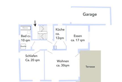Wohnung Walldorf - 2.5 Zimmer, 86 m&sup2;, 1.050&euro; | Angebot:26110982