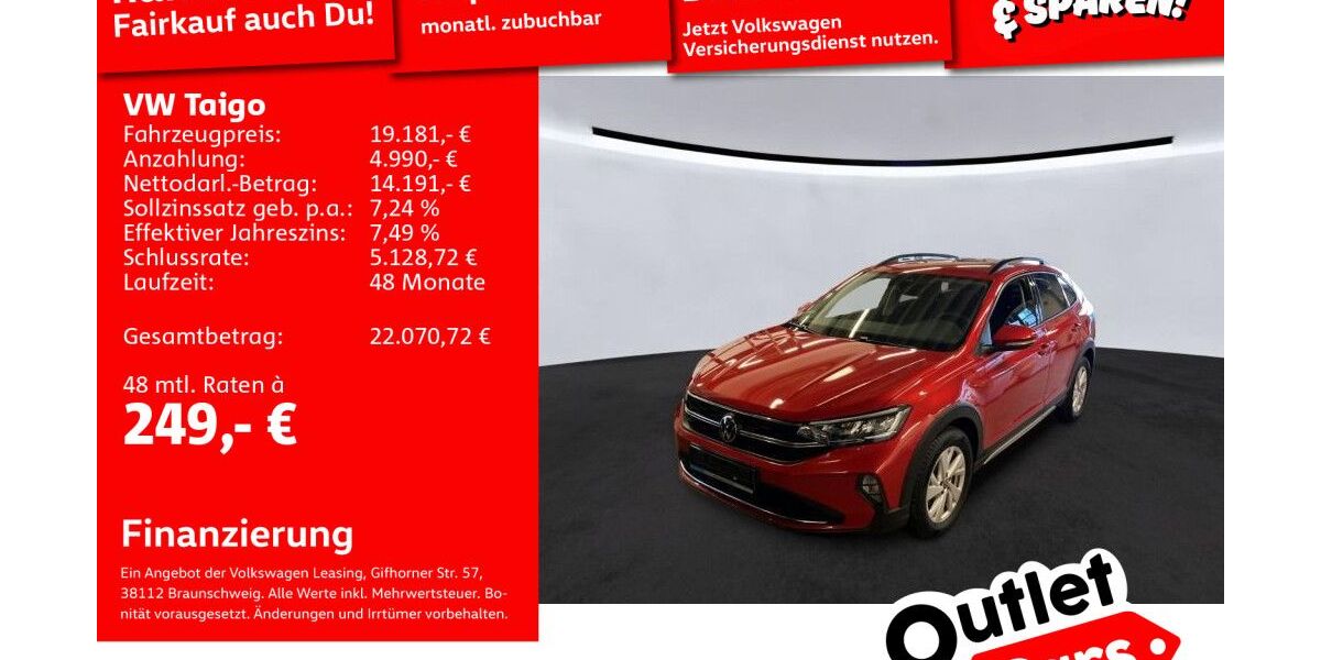 VW Taigo 38.415 km 18.989 &euro; Mannheim 68309