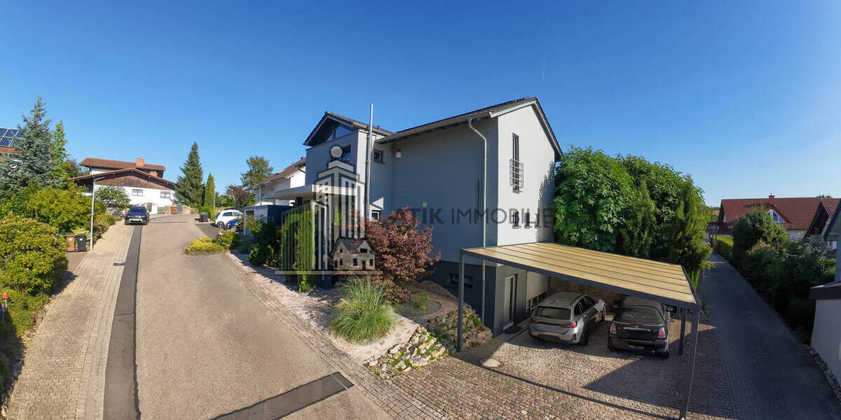 ATIK: Freistehendes Einfamilienhaus mit Schwimmteich und Gartenidylle - Ruhige Feldrandlage - Einfamilienhaus Waibstadt | Angebot:26267357