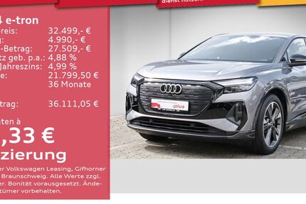 Audi Q4 e-tron 31.818 km 30.999 € Weinheim 69469