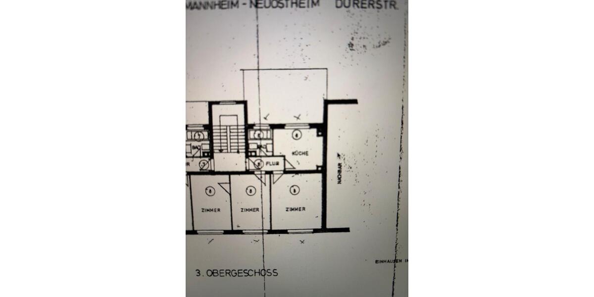 Etagenwohnung Mannheim Almenhof - 3 Zimmer, 60 m&sup2;, 289.000&euro; | Angebot:27019202
