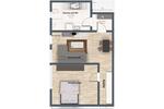 Etagenwohnung Ludwigshafen am Rhein Ludwigshafen-Oggersheim - 2 Zimmer, 47 m&sup2;, 860&euro; | Angebot:26323505