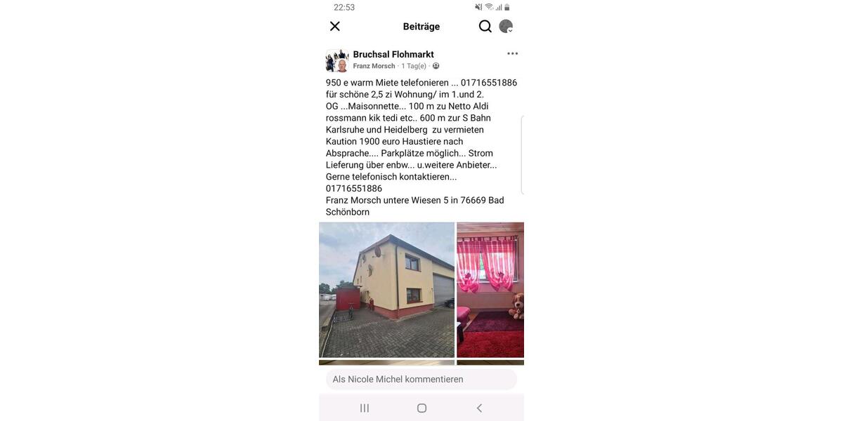 Terrassenwohnung Bad Schönborn - 1 Zimmer, 45 m&sup2;, 850&euro; | Angebot:24812318