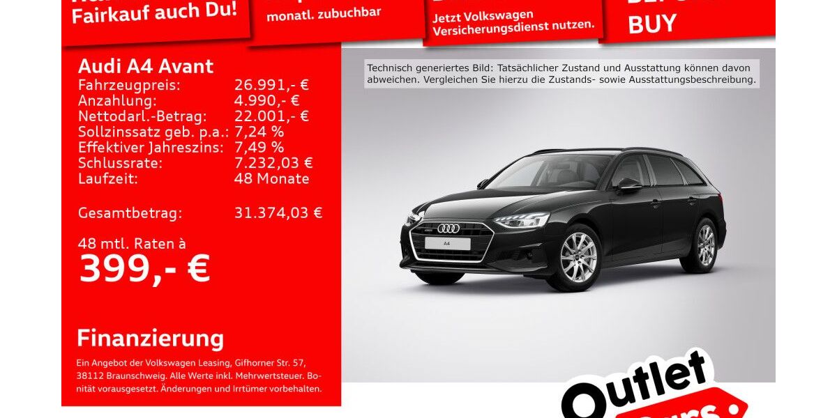Audi A4 104.901 km 26.991 € Weinheim 69469