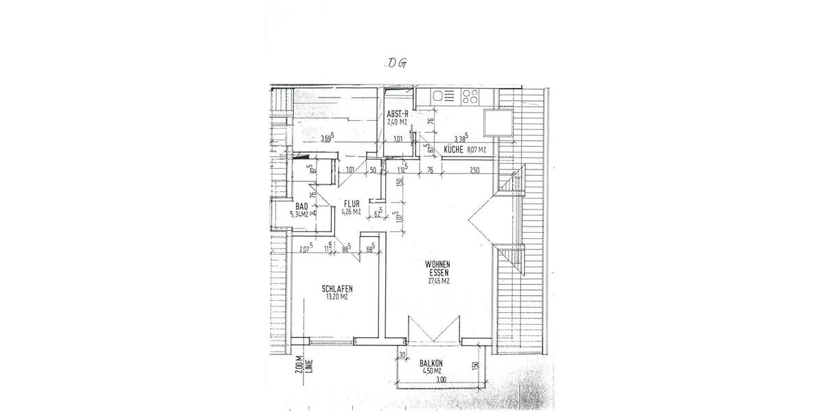 Dachgeschoßwohnung Schriesheim - 3 Zimmer, 80 m&sup2;, 730&euro; | Angebot:26099164