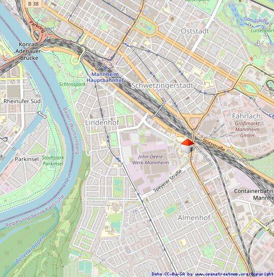 Etagenwohnung Mannheim / Lindenhof Lindenhof - 2 Zimmer, 60 m&sup2;, 650&euro; | Angebot:26805414