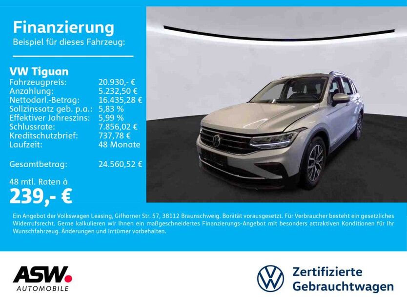 VW Tiguan 113.900 km 20.930 € Sinsheim 74889